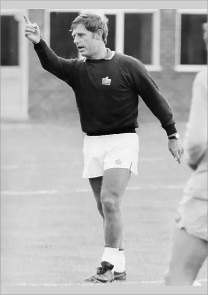 Coventry City manager Gordon Milne during a training session. 25th July 1979