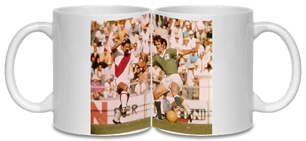 World Cup 1970 Group D W. Germany 3 Peru 1 Estadio Nou Camp