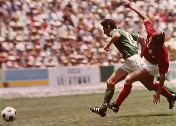 Opening Game, Group A, World Cup 1970 Mexico 0 USSR 0 Azteca
