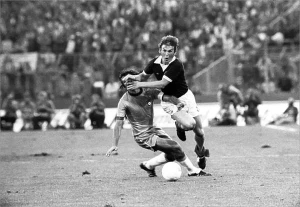 Football Scotland v Brazil World Cup Finals 1974 Kenny Dalglish in action