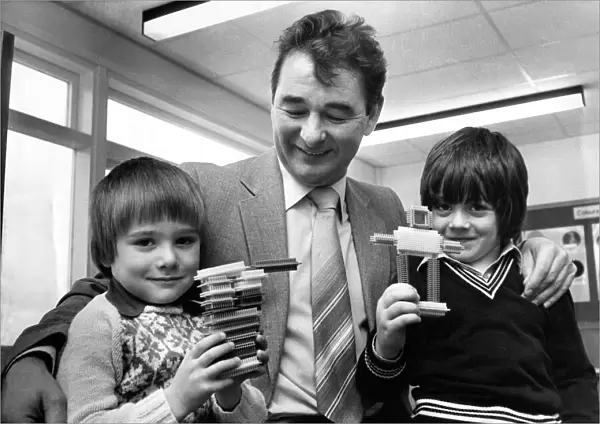 Brian Clough with Jamie Renwick, right, and Michael Hepburn at Longbenton Church of