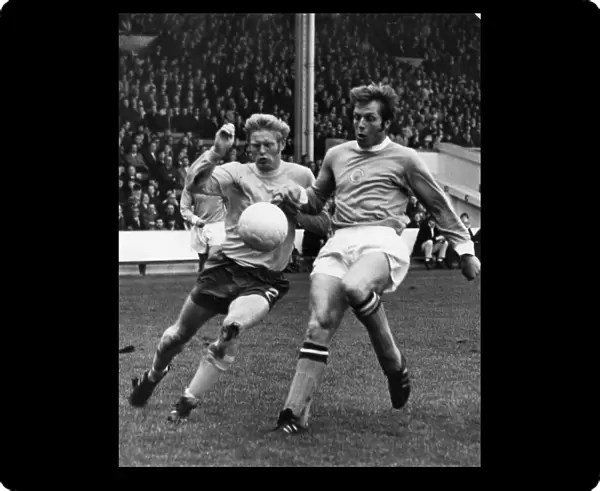 Manchester City v Ipswich Town league match at Maine Road October 1970