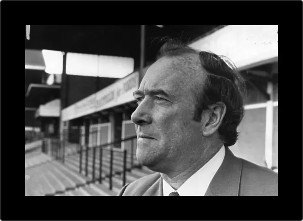 Tony Waddington Stoke City Manager 29th September 1974. Local Caption Football