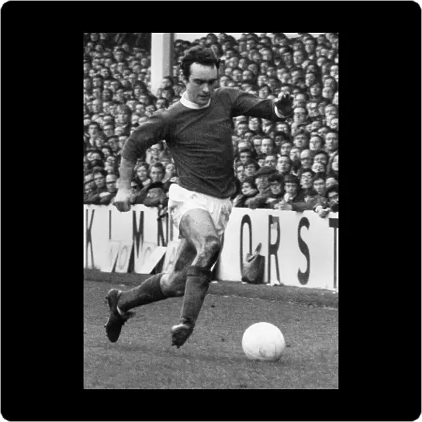 John Ashton of Manchester United in action. Circa 1969 P017190
