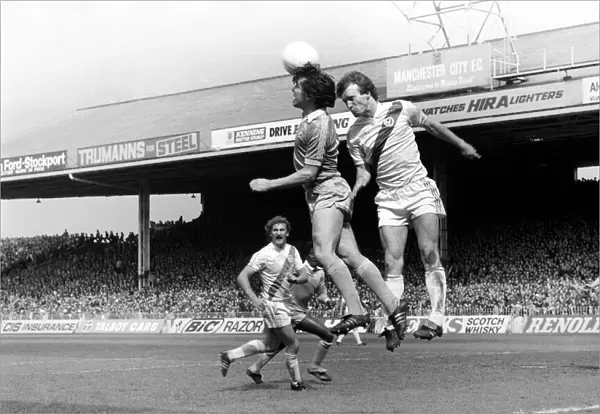 Manchester City 1 v. Crystal Palace 1. Division One Football. May 1981 MF02-28-032