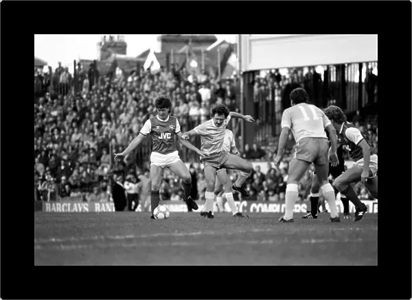 Division One Football 1985  /  86 Season. Arsenal v Manchester City, Highbury