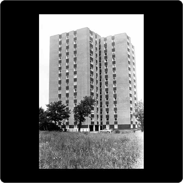 The high rise flats at West Denton Housing Estate in Newcastle 26 July 1972
