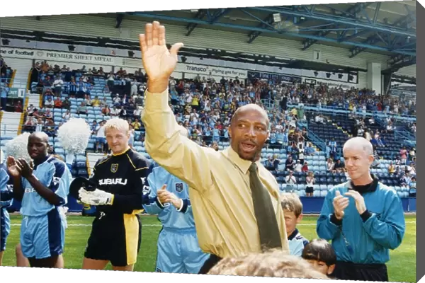 Sky Blue legend Cyrille Regis thanked fans for their support as he took a bow at