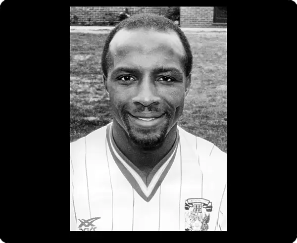 Portrait of Cyrille Regis, Coventry City Football Club player. 14th August 1990