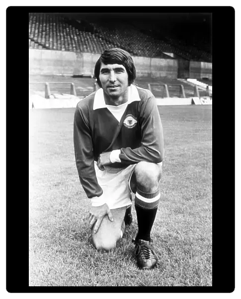 Manchester United footballer Tony Dunne at Old Trafford. 14th August 1972