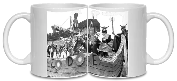 These Viking invaders from Durham Universitys Bede college were very happy with