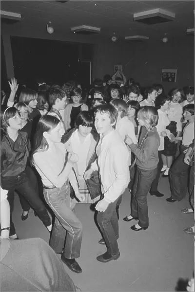 Teenagers at a Disco. 10th February 1982
