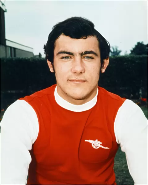 Portrait of Arsenal footballer Ray Kennedy, circa 1971
