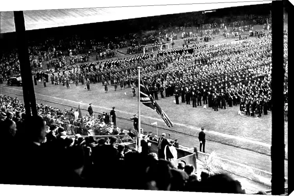 World War two victory parade - Newcastle held its victory parade st St James