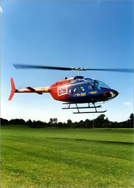The Bell 206B Jet Ranger, operated by Glenair Helicopters Ltd