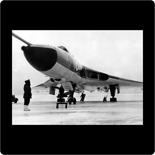 A RAF Avro Vulcan V-bomber. 05  /  02  /  1975