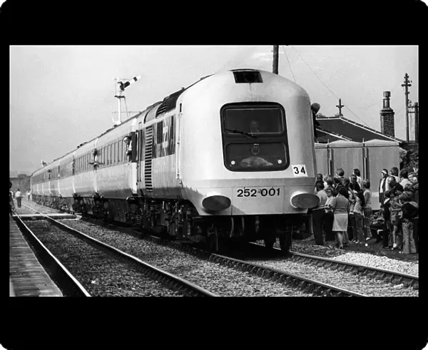 In contrast to all the steam loco s, the World Record holding diesel High Speed train