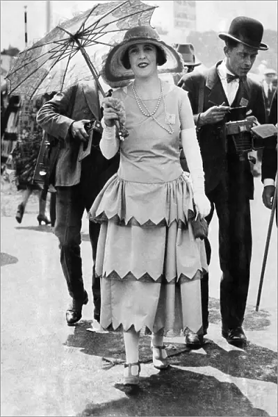 Ascot Fashions, Miss Ogden. June 1925