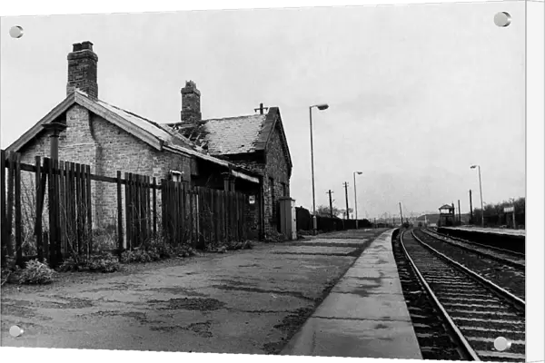 A general view of the derelict Willington Quay Railway Station