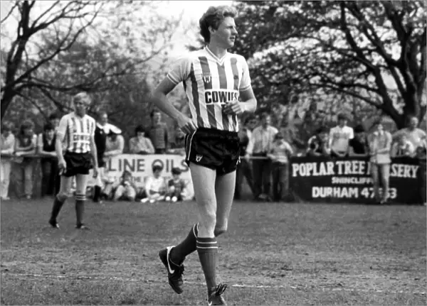 Athlete Steve Cram Steve Cram in a Sunderland Football Strip 26 May 1986