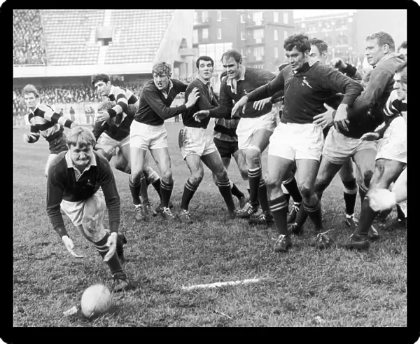 Cardiff v Springbok South African Tour of the UK 13th December 1969 De Villiers