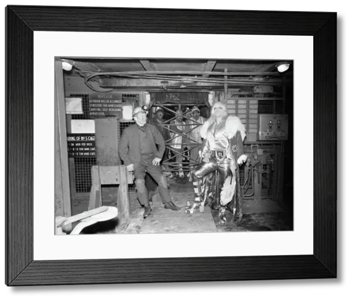 Framed Print : Adrian Street with Father, Coal Miner Print 1974 Framed Print : Adrian Street with Father, Coal Miner Print 1974