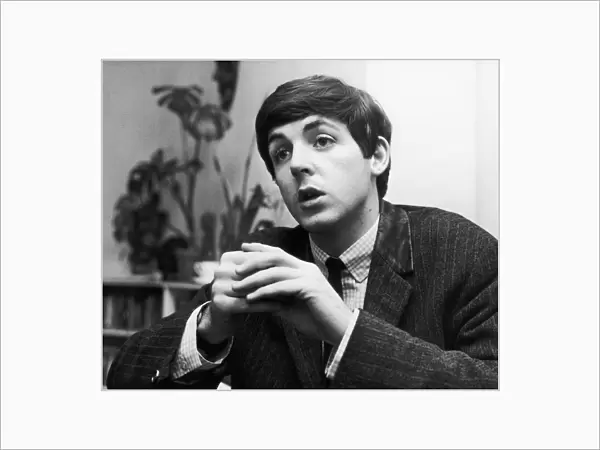 Paul McCartney, 9th September 1963. Donald Zec, Daily Mirror Journalist