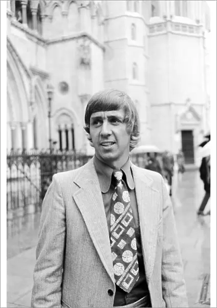 Notts County footballer Don Masson pictured outside the High Court in London for