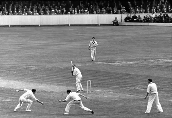 England v Australia Fifth Test match at the Oval for the Ashes. 19th August 1953