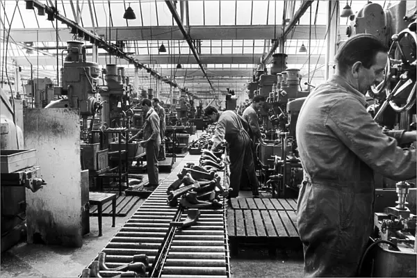 The engineering workshops at Avro Whitworth at Baginton Coventry. 24th May 1966