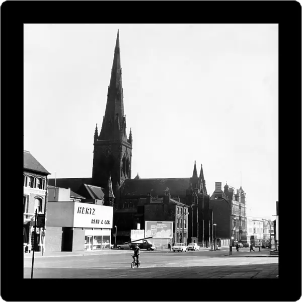 Salford Cathedral, Manchester. 20th February 1967. The Cathedral Church of St
