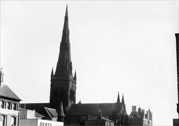 Salford Cathedral, Manchester. 20th February 1967. The Cathedral Church of St