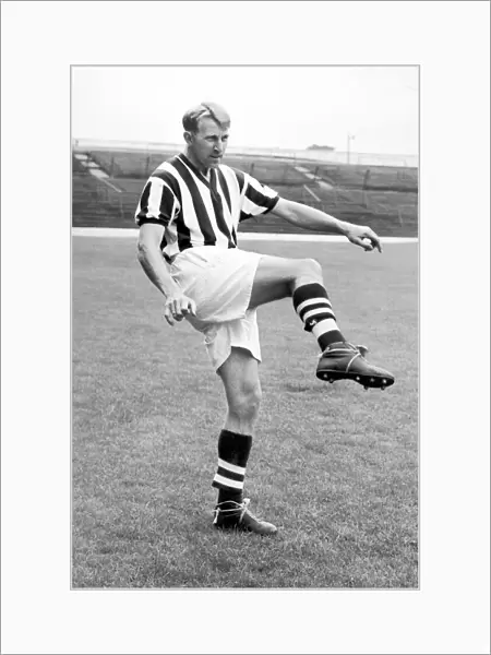 West Brom footballer Ray Barlow. 24th August 1957