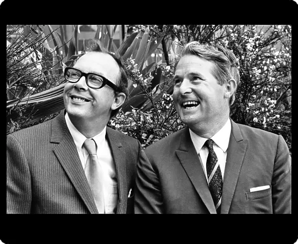 Eric Morecambe and Ernie Wise, former stars of Two of a Kind TV Programme with Associated