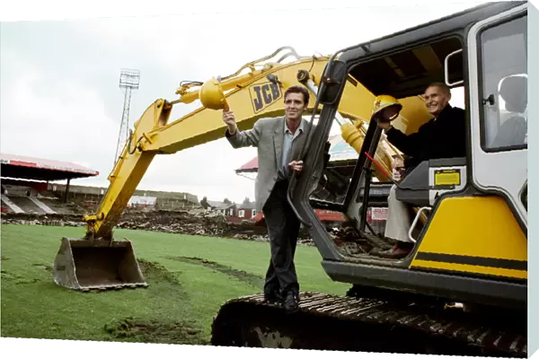 Ayresome Park, the home of Middlesbrough F. C is demolished following the clubs move to
