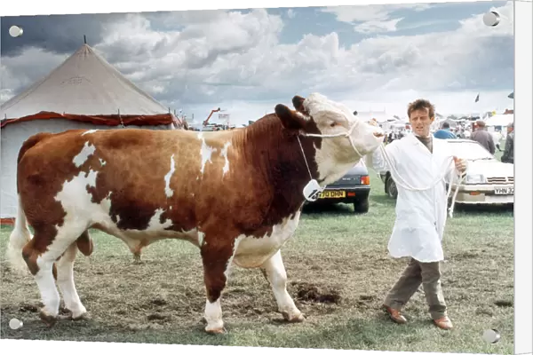North Yorkshire agricultural show. Peter Goldsbrough, of Yafforth Lodge, Northallerton