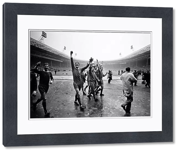 Liverpool 2-1 Leeds United 1965 FA Cup Final. Captain Ron Yeats