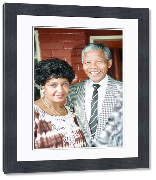 Nelson Mandela leader of the African National Congress (ANC