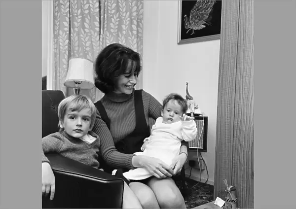 Olga Fullaway, mother of two, aged 31, pictured with children