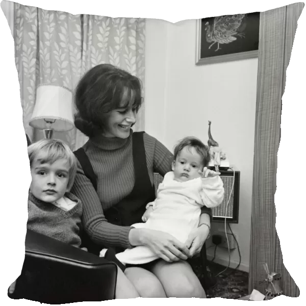 Olga Fullaway, mother of two, aged 31, pictured with children