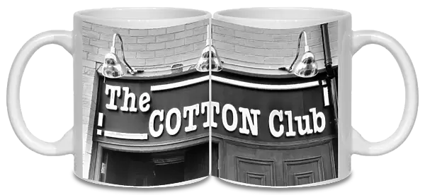 A sign for The Cotton Club nightclub in Gateshead, Tyne and Wear. 15th July 1987