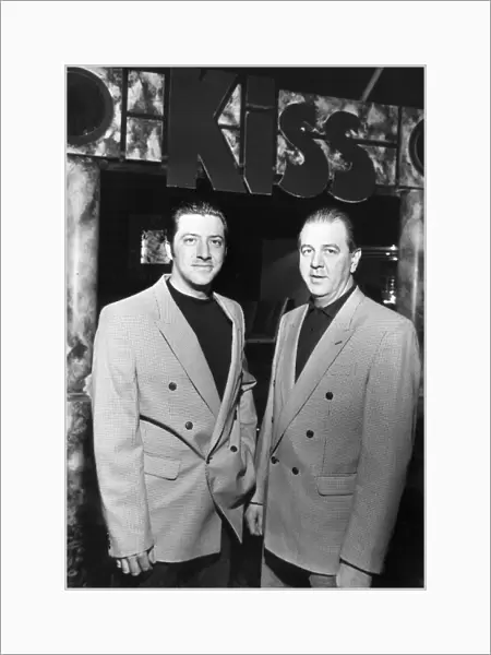 Kiss Nightclub managers Graeme Davies and John Davies (Right) 16th November 1992