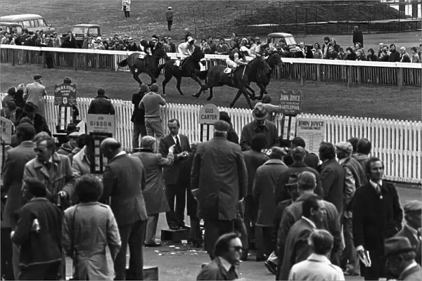 Turf Accountants seen here at Redcar Racecourse. 22nd May 1980