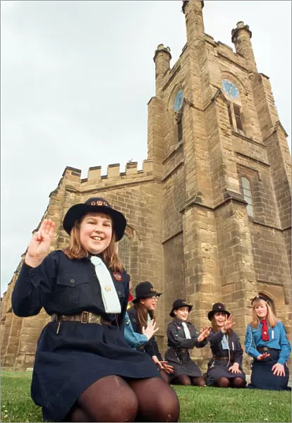 5th Redcar Girl Guides celebrate the 70th Anniversary. 10 year old Helen Cockerill is