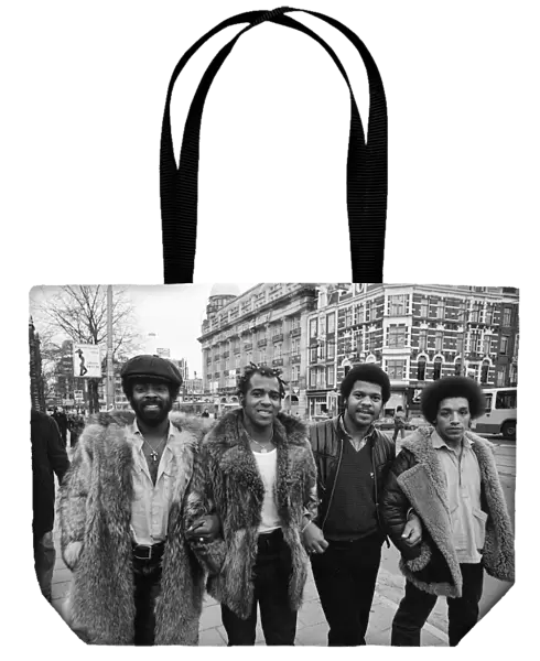 The Real Thing, British soul group from Liverpool, England, pictured in Amsterdam
