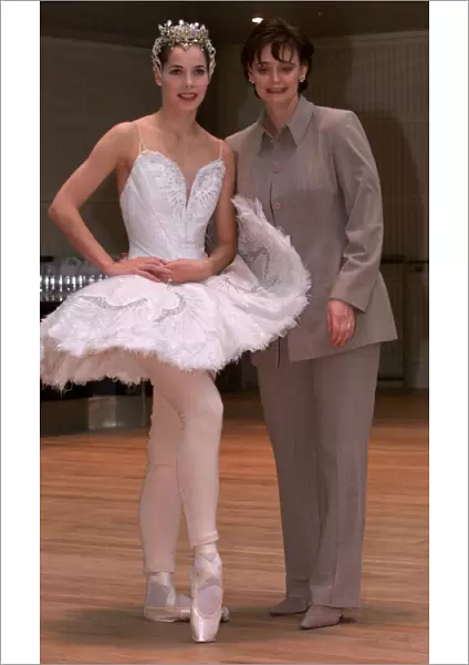 Darcey Bussell with pregnant Cherie Blair November 1999 Darcey Bussell Ballerina