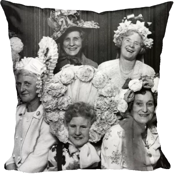 MEA House, Newcastle, Easter Bonnet Parade organised by Age Concern, 6th April 1977