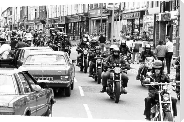 More than 60 members of Northallerton Motorcycle Action Group rode through the town at