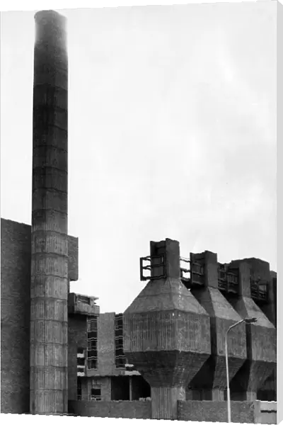 A specially designed coal-fired boiler house servicing 673 flats in Edith Avenue Estate