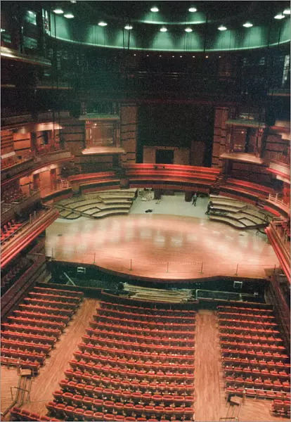 Symphony Hall, The ICC, Birmingham, 2nd January 1991. Construction nearing Completion